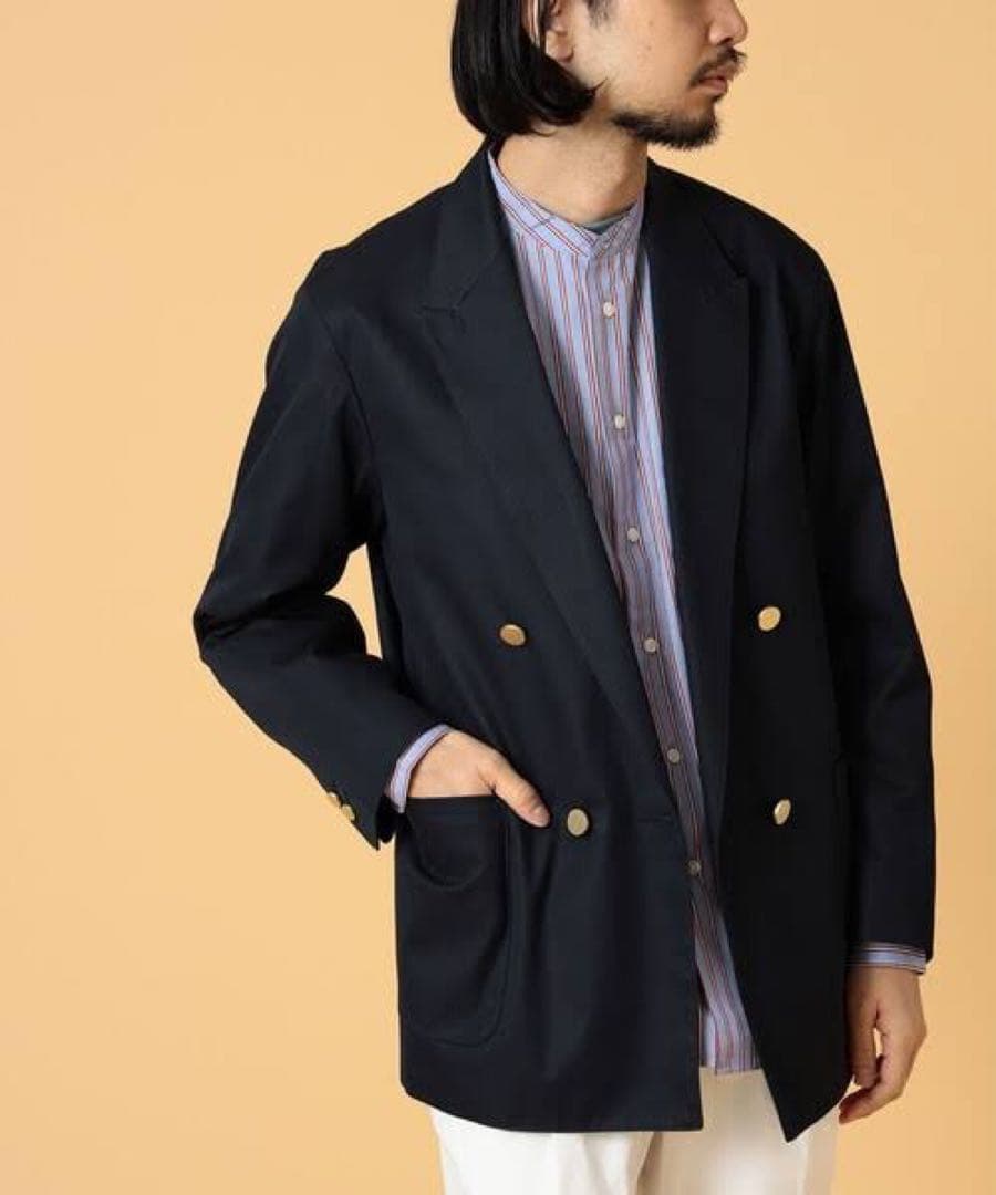 BEAMS LIGHTS VENTILE コットンブレザー Lサイズ