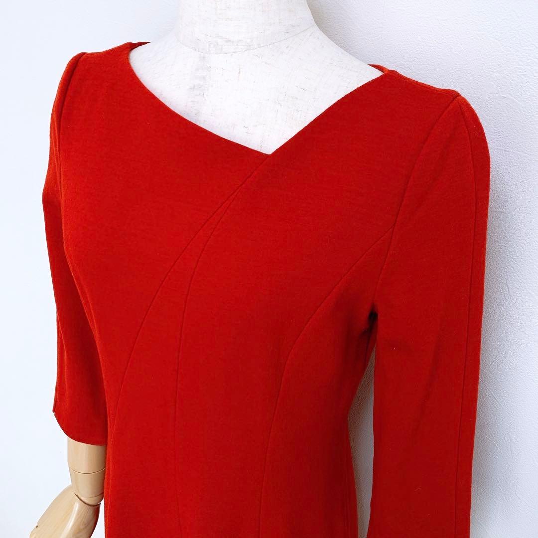 【美品✨】定価50,000円❤️アナイ✨サイズ36✨ウールワンピース✨日本製