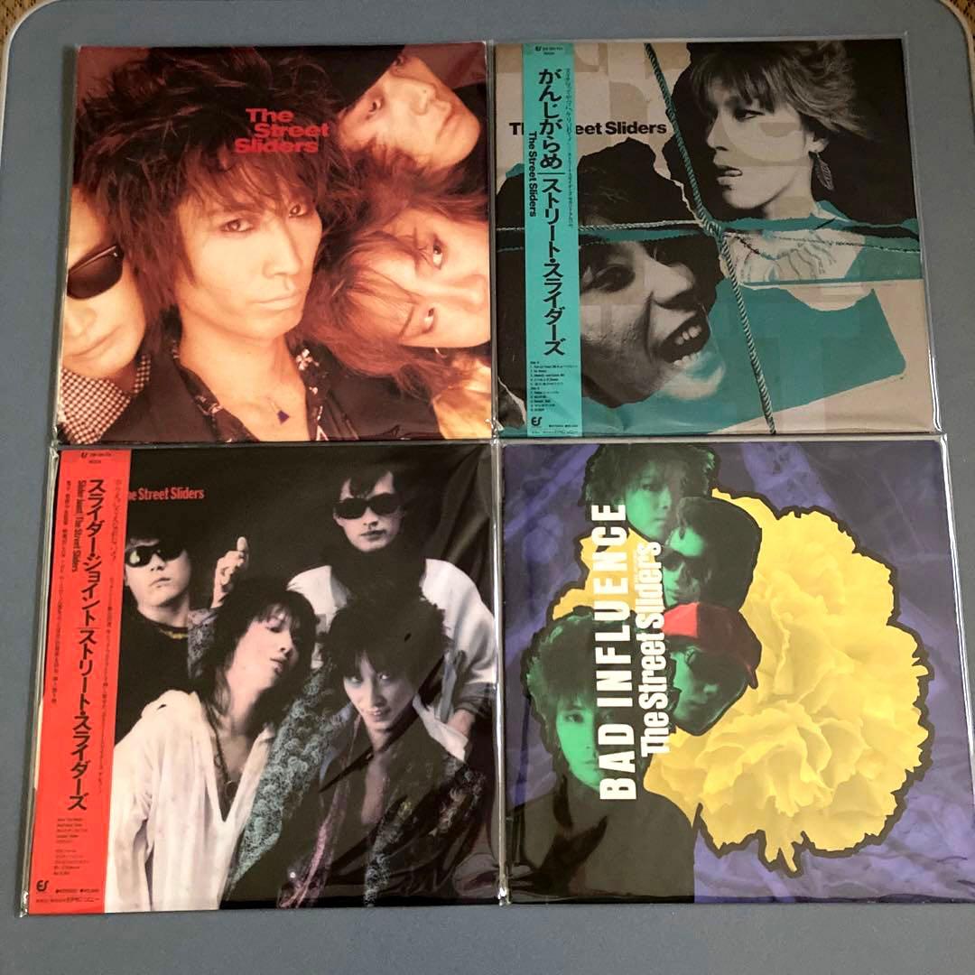 ストリートスライダーズ　The Street Sliders LPレコード 4枚