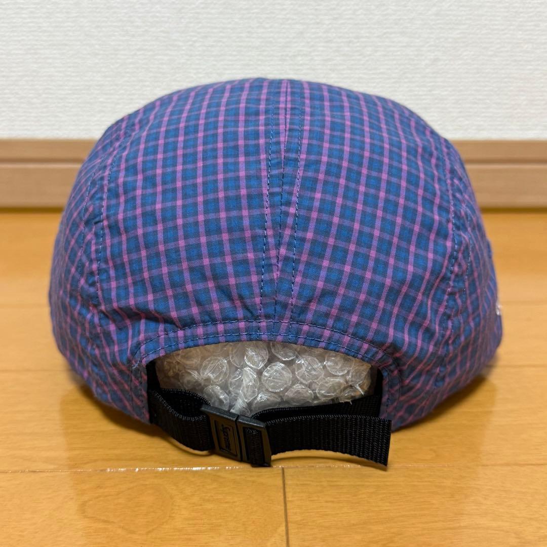Supreme Cordura Plaid Camp Cap ブルー 25ss