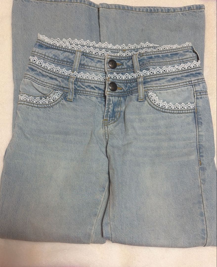 パンツ SCULPTOR Double Waist Boots Cut Denim S