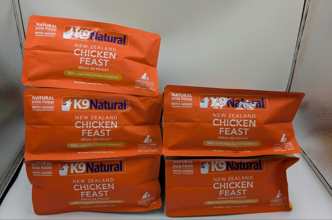 K9 Natural ドッグフード チキンフィースト 500g×5