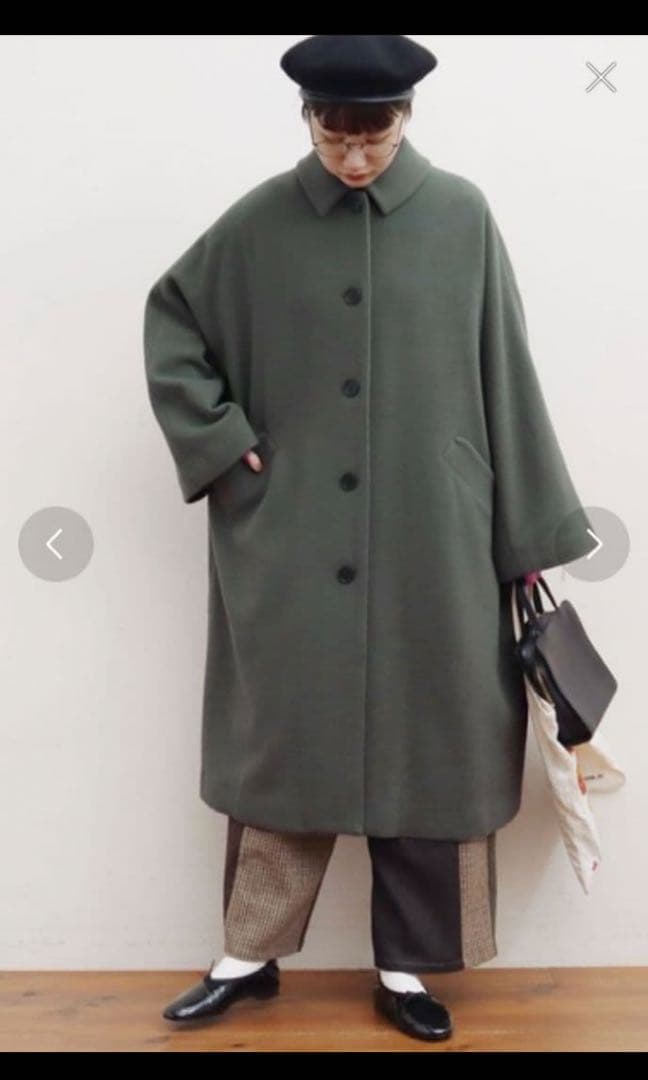 fig London エアリアルパイル Phebe CO グリーン