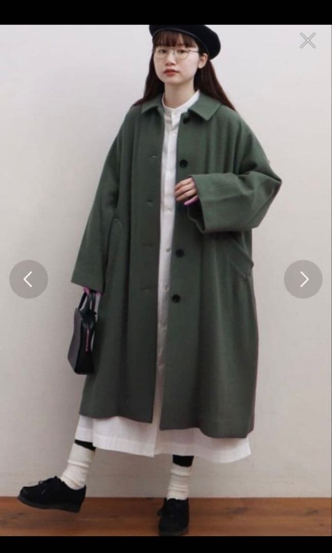 fig London エアリアルパイル Phebe CO グリーン