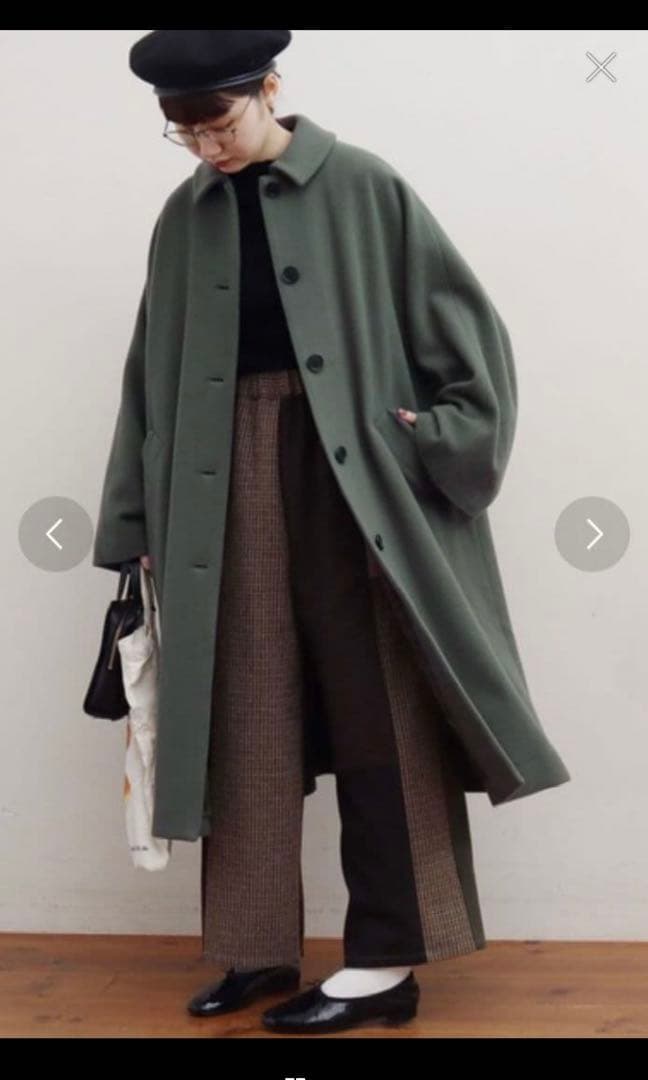 fig London エアリアルパイル Phebe CO グリーン