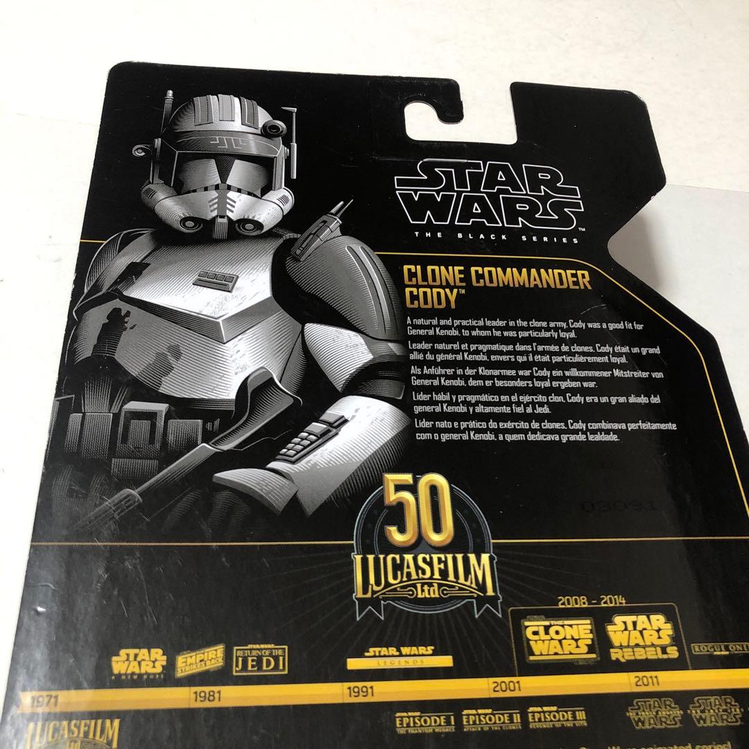 【未開封】スターウォーズ　ブラックシリーズ　クローン コマンダー コーディー