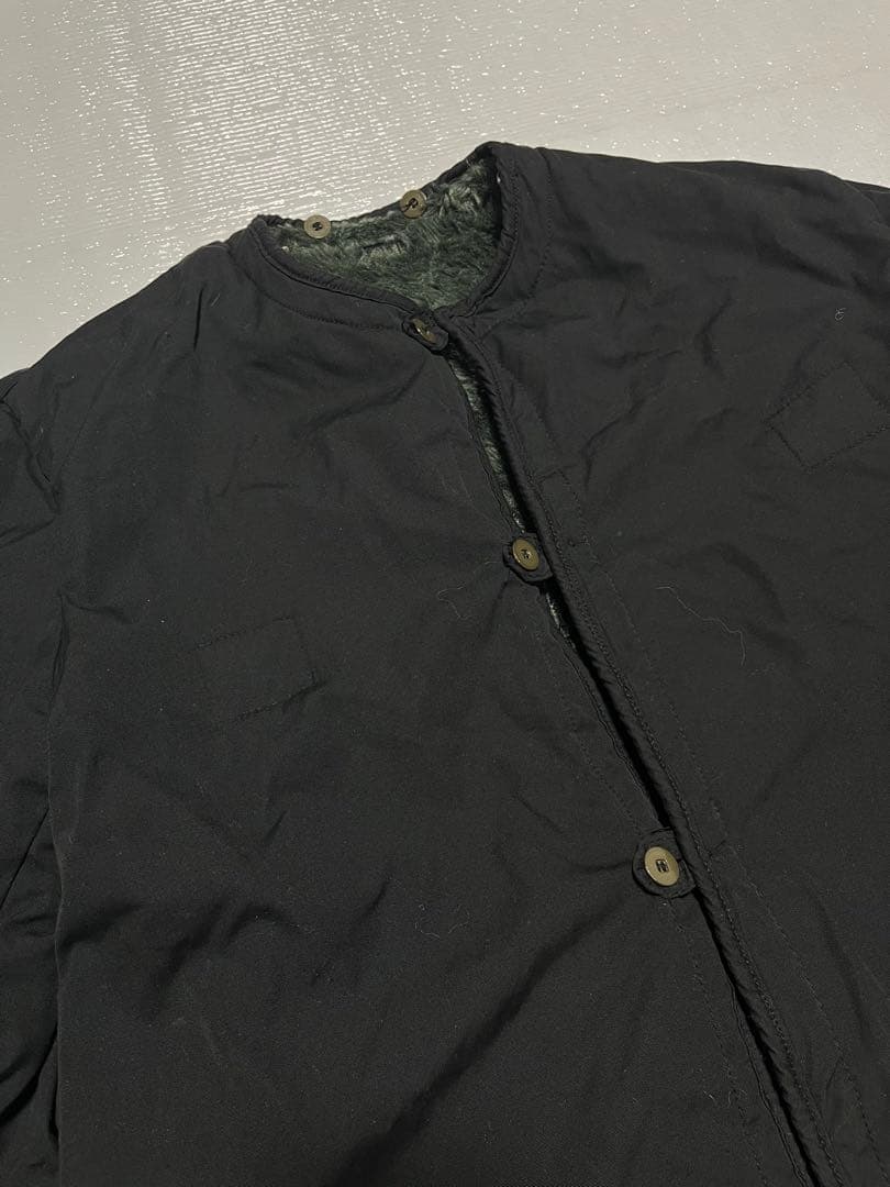 【vintage】スウェーデン軍 ライナーコート M59 ブラック ノーカラー