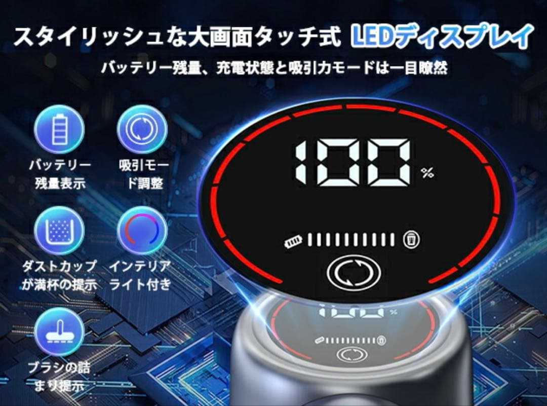 たろーさま⭐️LEDスティッククリーナー 75Kpa 楽天ランキング第1位商品
