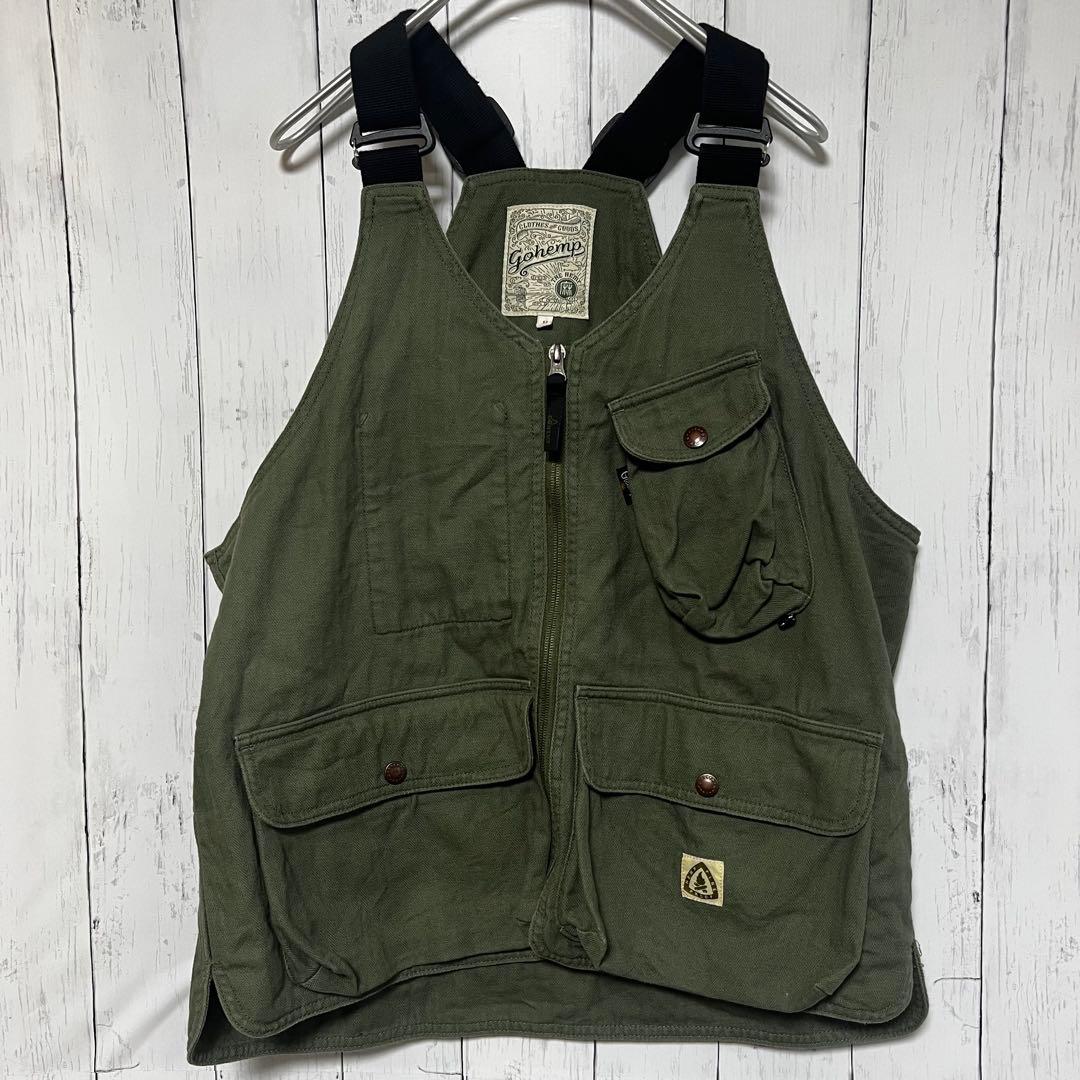 GOHEMP FIRE RIDGE VEST OLIVE DRAB サイズM