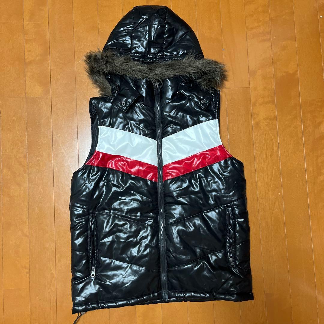 swag 平成　y2k ファーダウンベスト