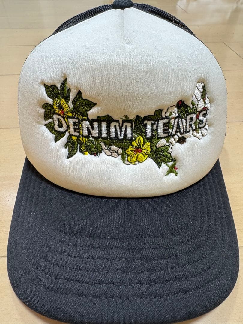 DENIM TEARS 刺繍 メッシュキャップ/デニムティアーズ