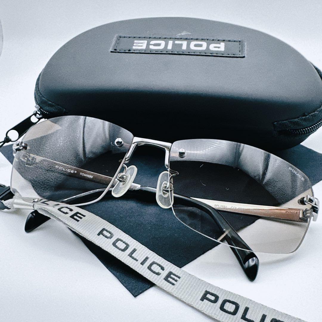 POLICE サングラス　SPL269J 0K03 ブラウンミラーグラデーション