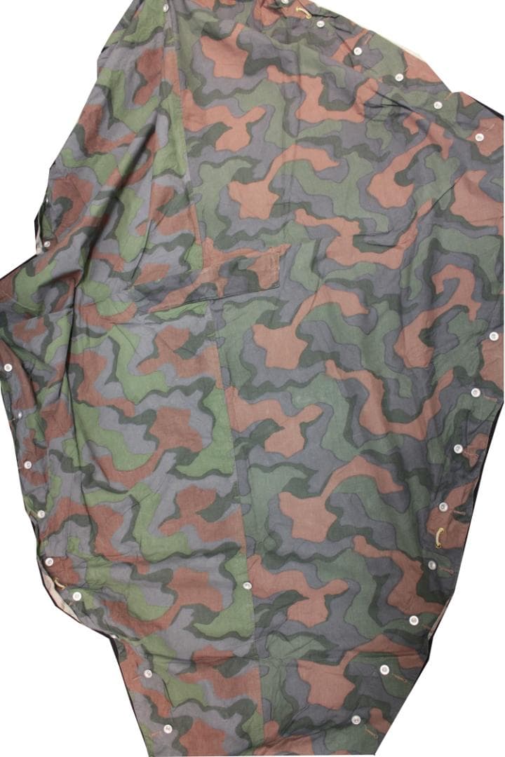ノルウェー軍幕 テントシート 1枚 A カモフラージュ ポンチョ