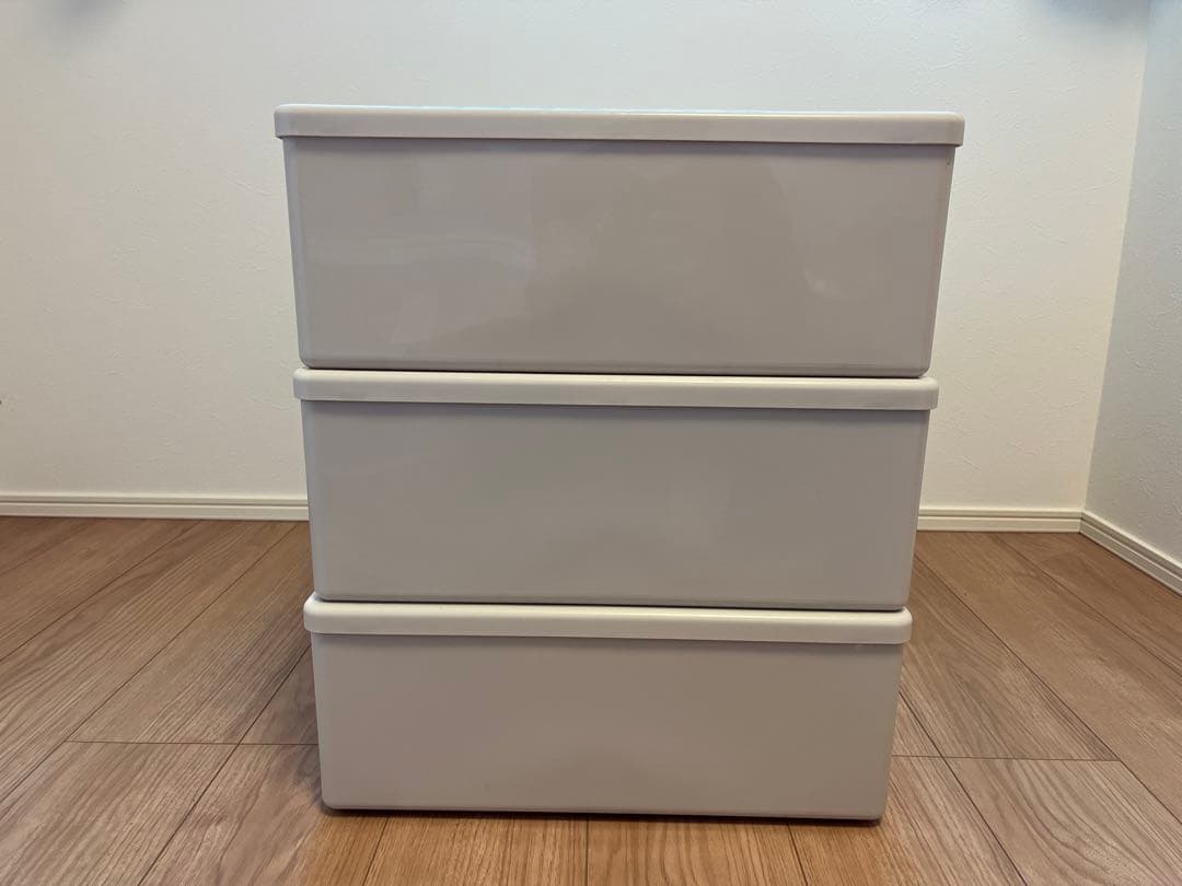 Fitsケース3個セット。幅44×奥行き74×高さ17。