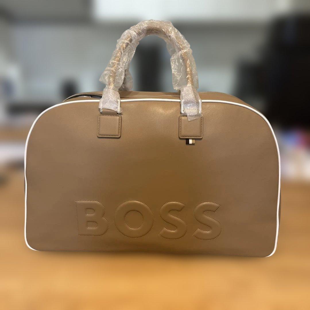 BOSS GOLF ボストンバッグ ブラウン