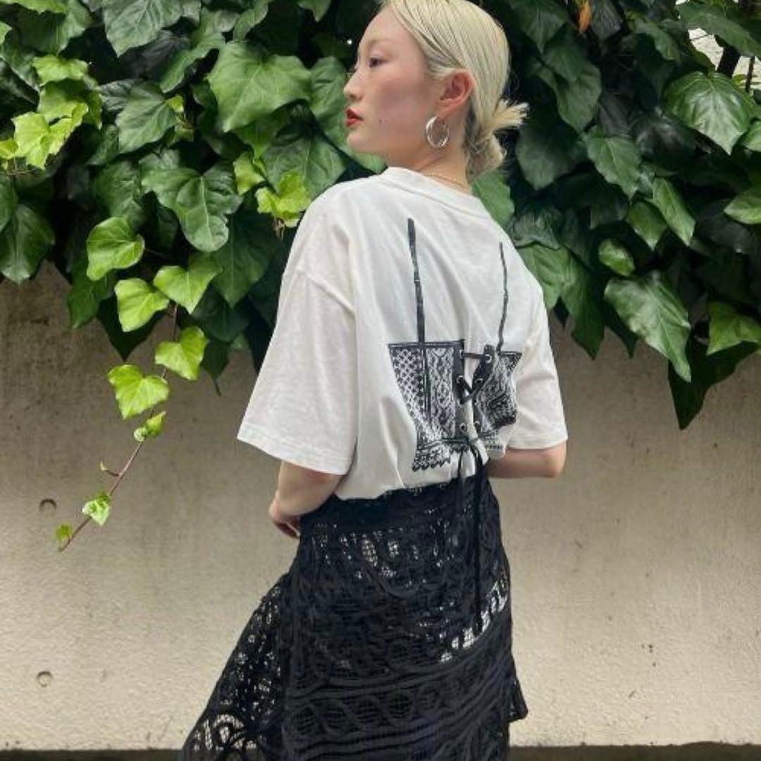 Ameri MEDI LINGERIE TROMPE L`OEIL TEE正規品