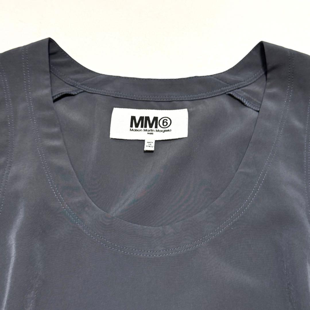 MM6 Maison Margiela コットン リボン付き ワンピース