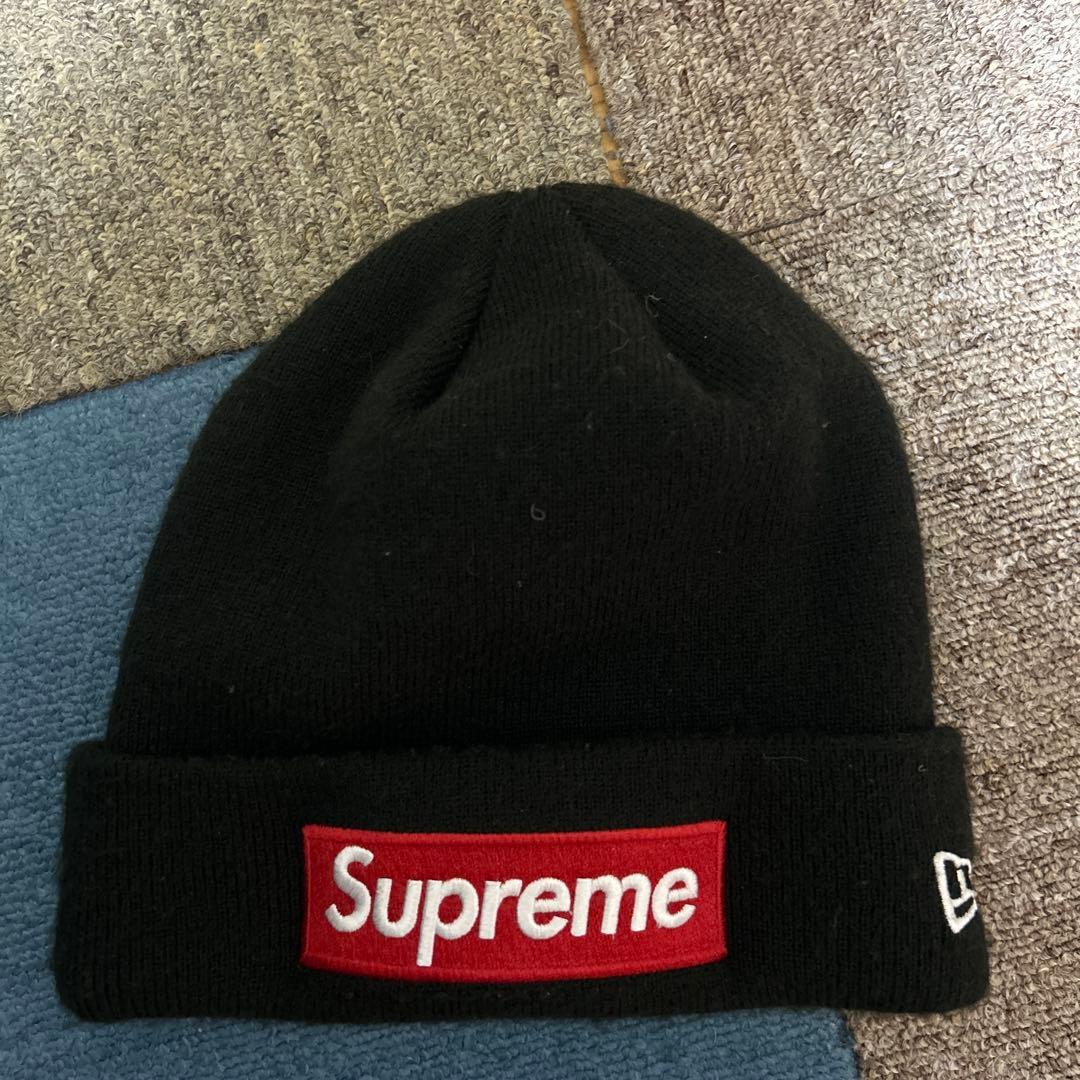 Supreme ✖︎ new eraニット帽 黒