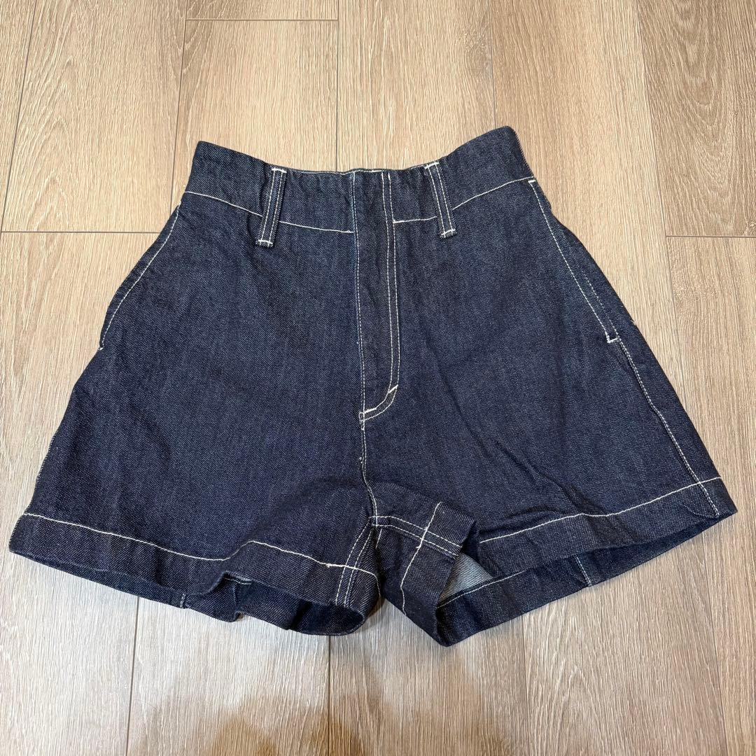 シェリエデニムパンツshellerOKAYAMAdenimshort pants