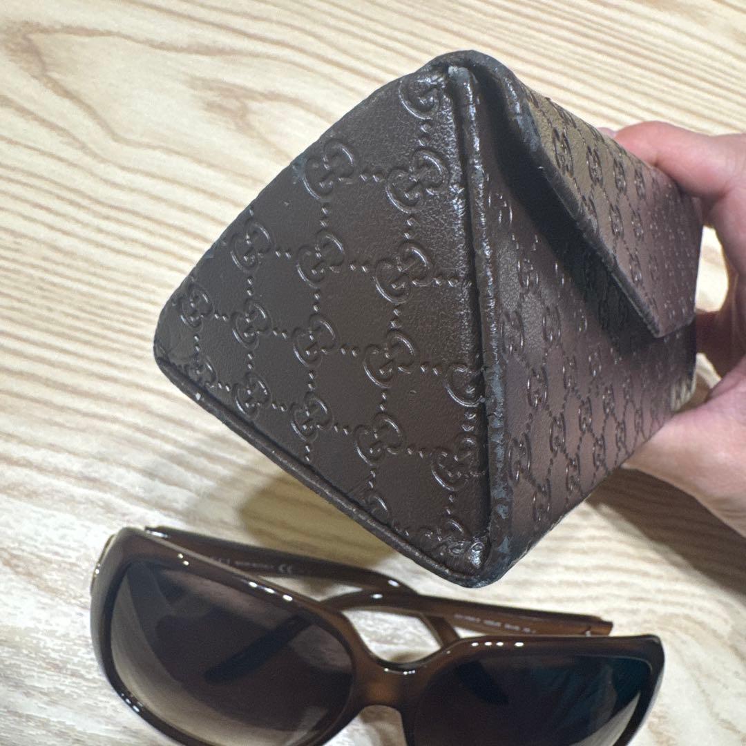 Gucci ブラウン サングラス ケース付き