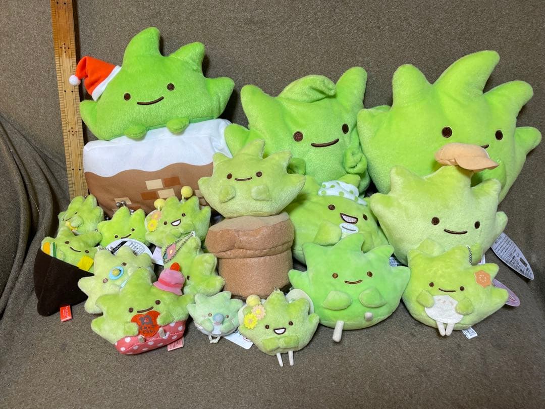 公*o様 【まとめ売り】すみっコぐらし　ざっそう　ぬいぐるみ　パペット　がま口