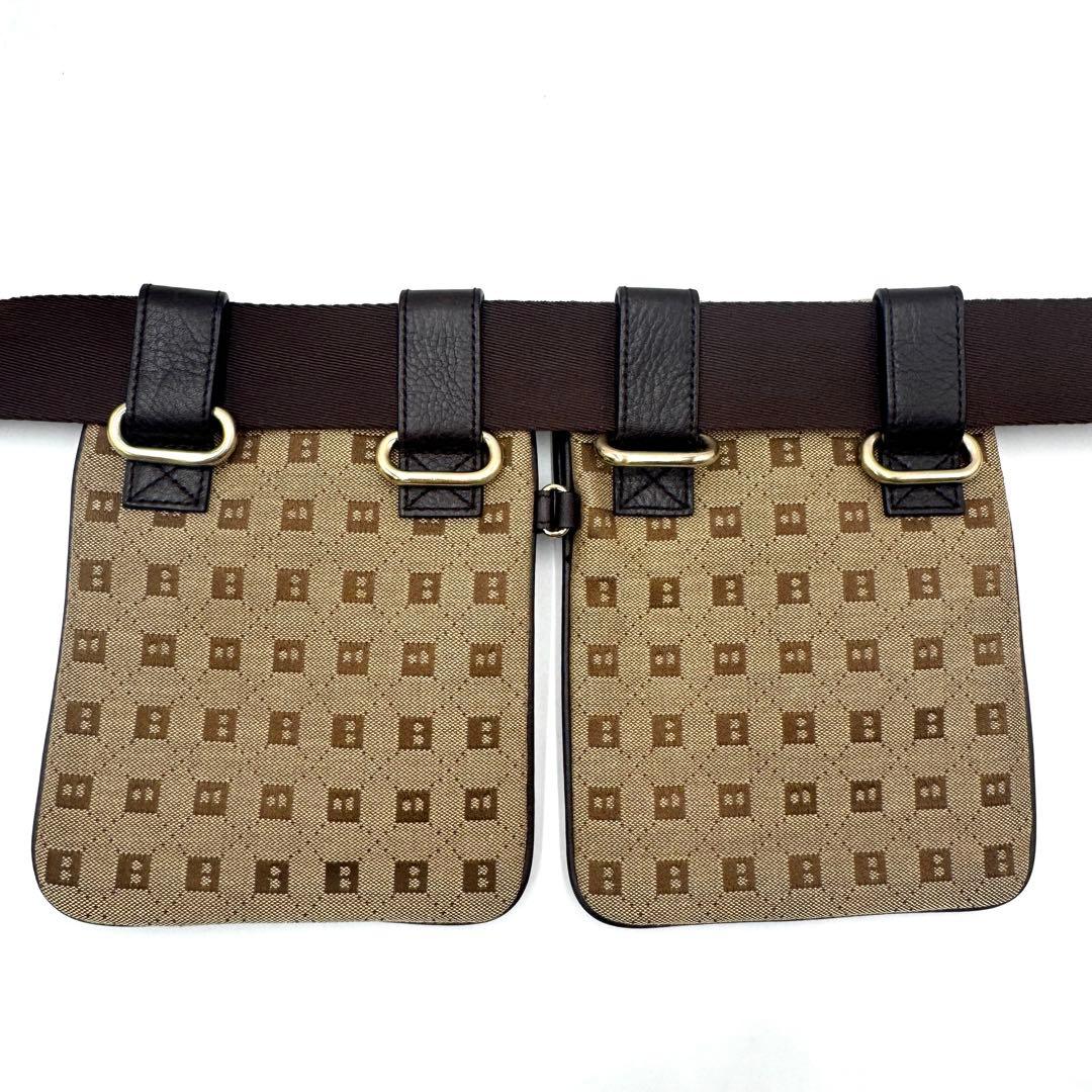 【極美品】BALLY バリー 2WAYバッグ ショルダー ウエスト ベージュ