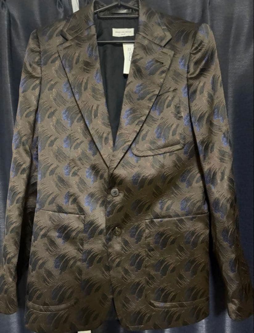 DRIES VAN NOTEN 23SS 総柄ジャケット　ドリスヴァンノッテン