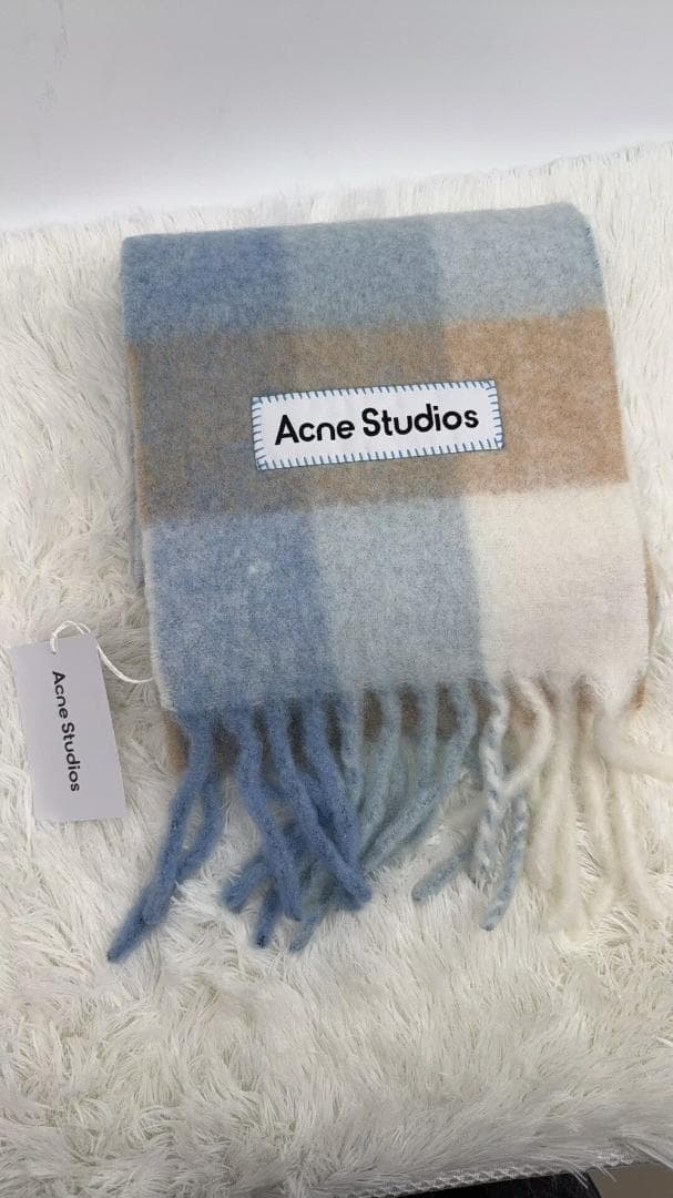 Acne Studios チェック柄マフラー 新品