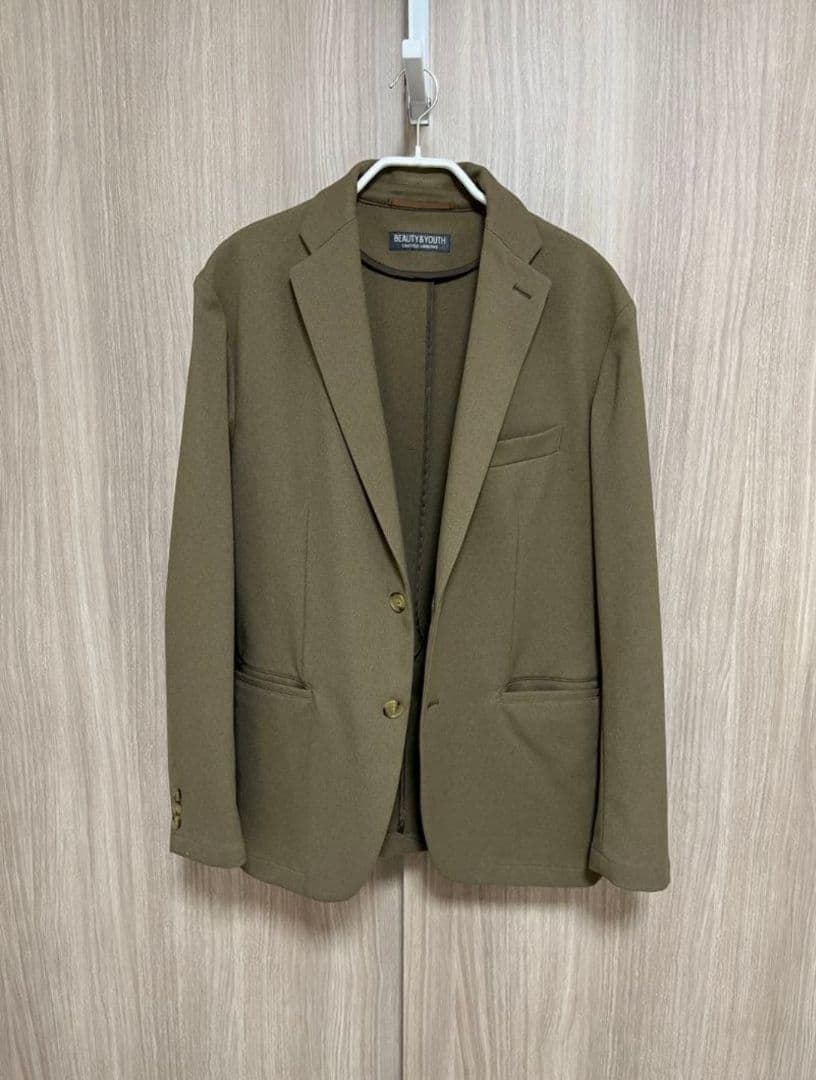beauty&youth united arrows セットアップ　ベージュ L
