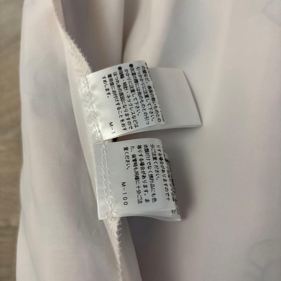 【美品】M'S GRACY エムズグレイシー カメリア リボン柄 ワンピース38