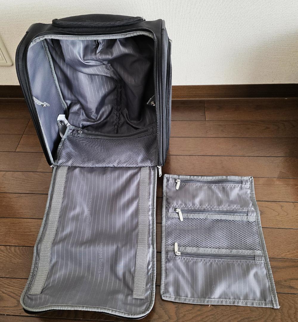 【新品】Amazonベーシック キャリーバッグ スーツケース 機内持込サイズ軽量
