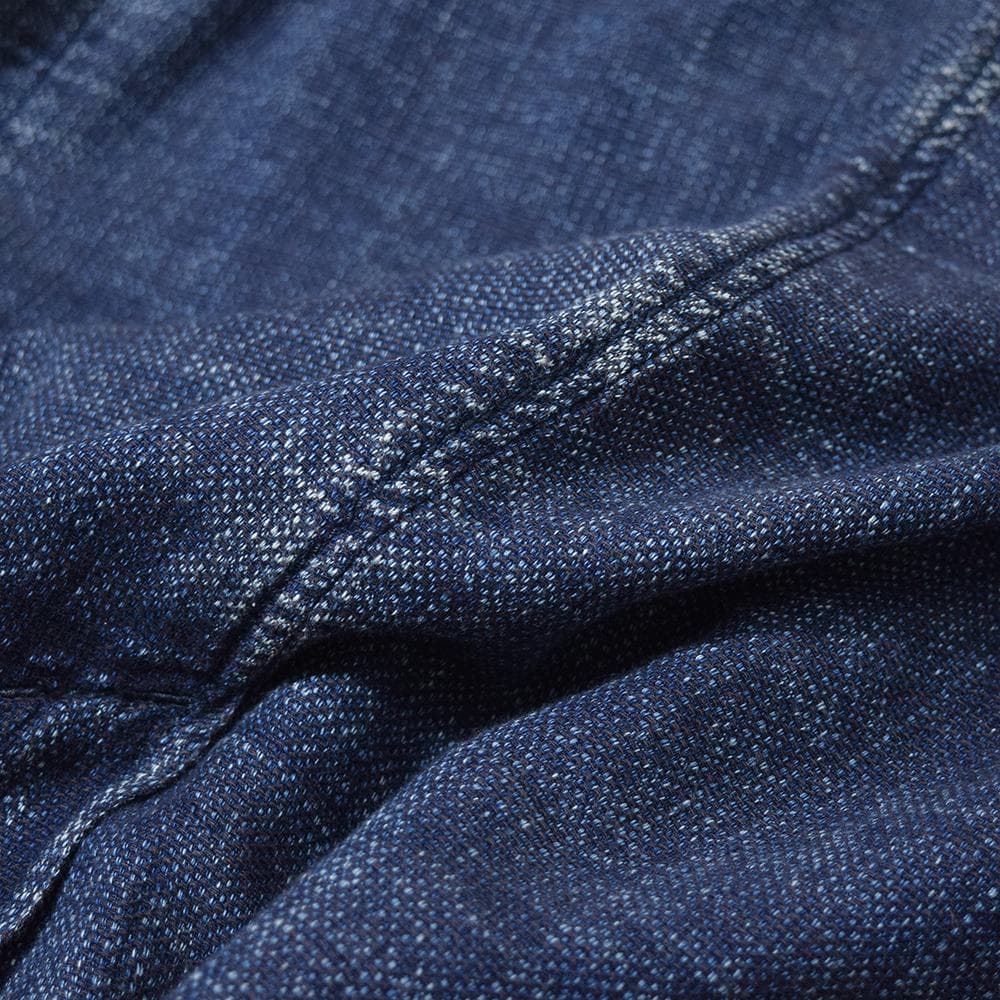 ガス GAS インディゴ ガーメントウォッシュ ホップサック ジャケット 52