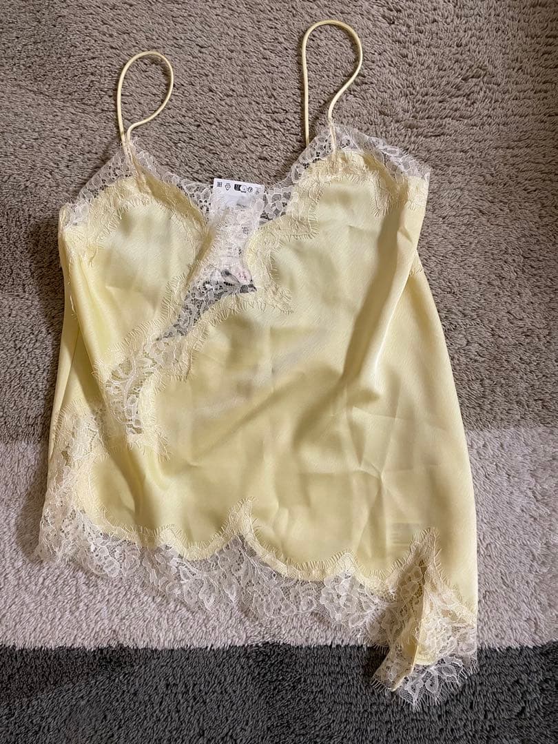 ZARA　ZW COLLECTION レーストリムキャミソールトップス