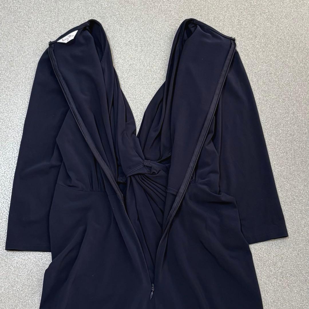 【洗える】ケイミー ヴィーナスワンピース カシュクール ストレッチ