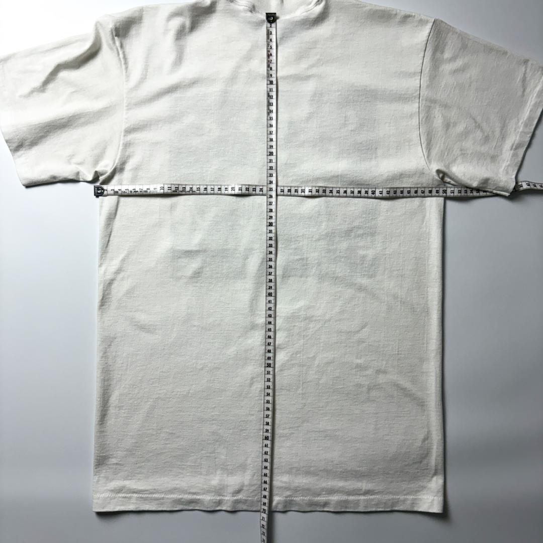 アートTシャツ ホワイト L シングルステッチ 90s ONEITA