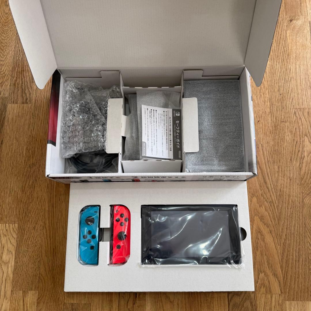 【完品】Nintendo Switch HAC-001 ネオンレッド/ブルー