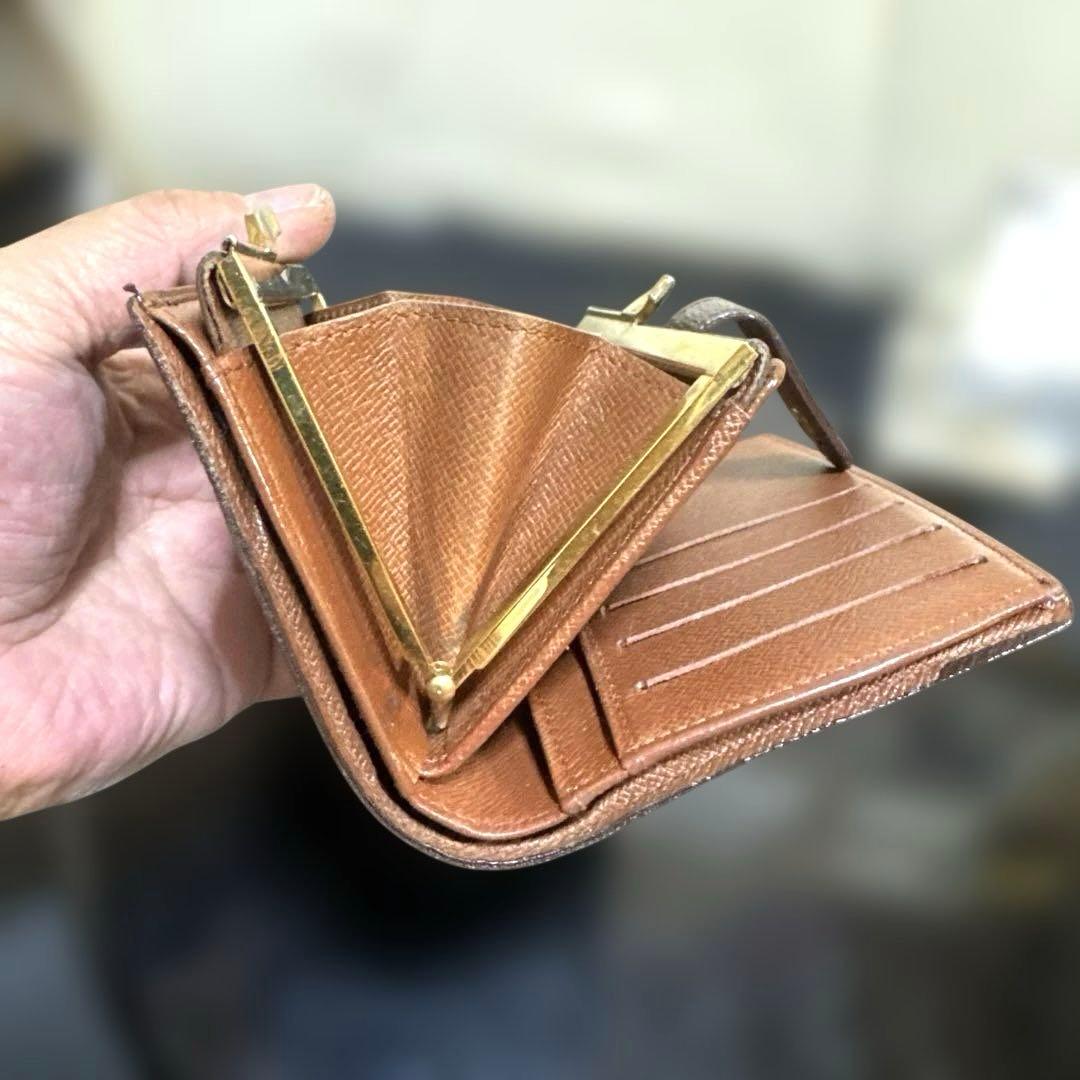 ⑥☆在庫SALE/良品 ♪モノグラム がま口 財布