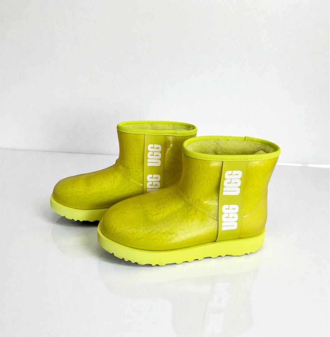 UGG アグ レインブーツ スノーブーツ イエロー 25cm