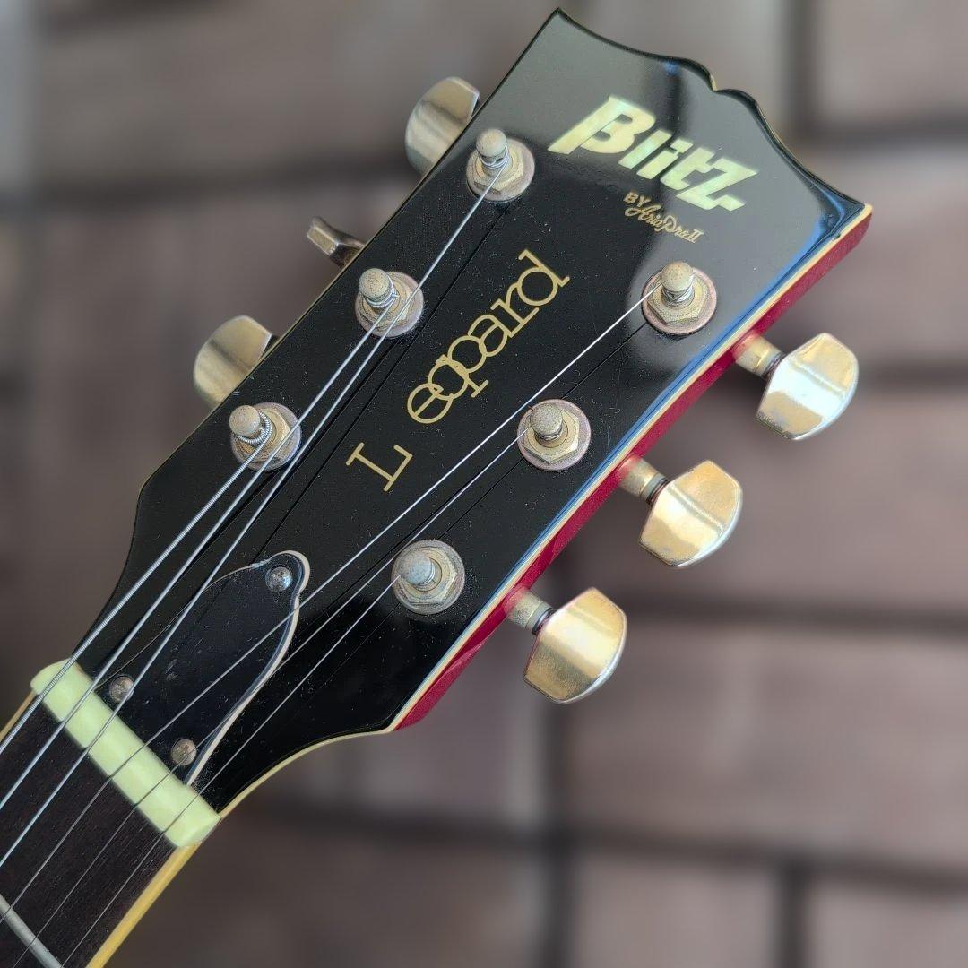 Aria Bitz レスポール Leopard サンバースト 虎目 美品！