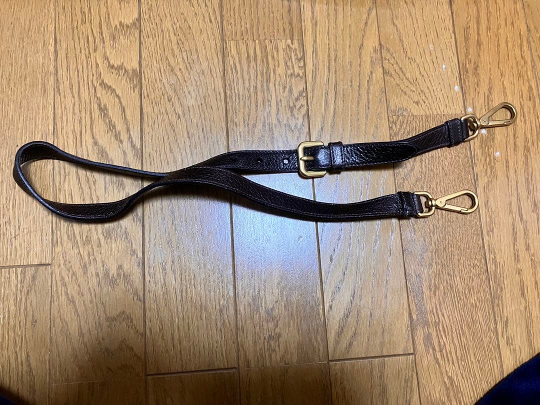 極美品　プラダ　オールレザー　2way ボストンバッグ　ブラウン　肩掛け
