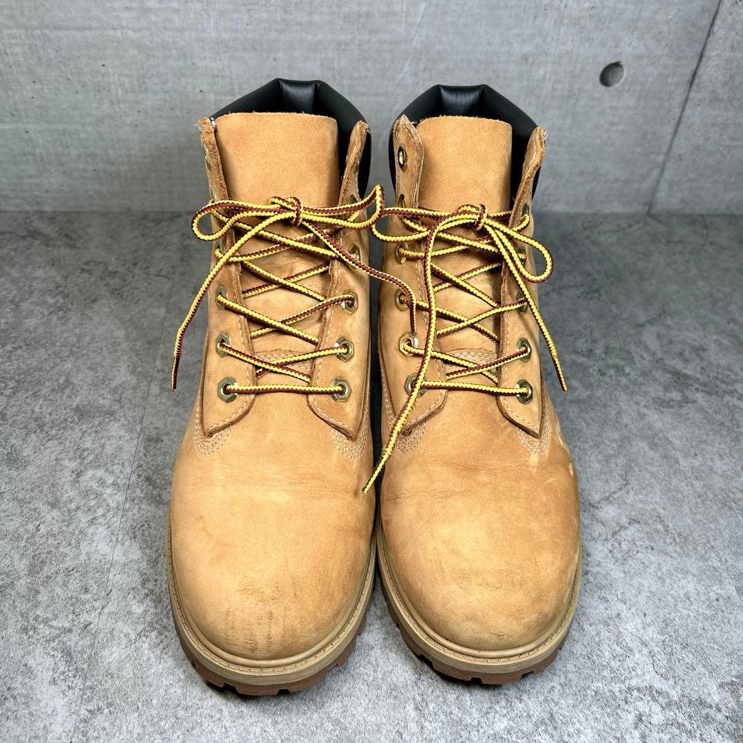美品【Timberland】12909/6インチプレミアムブーツ/ワークブーツ◎
