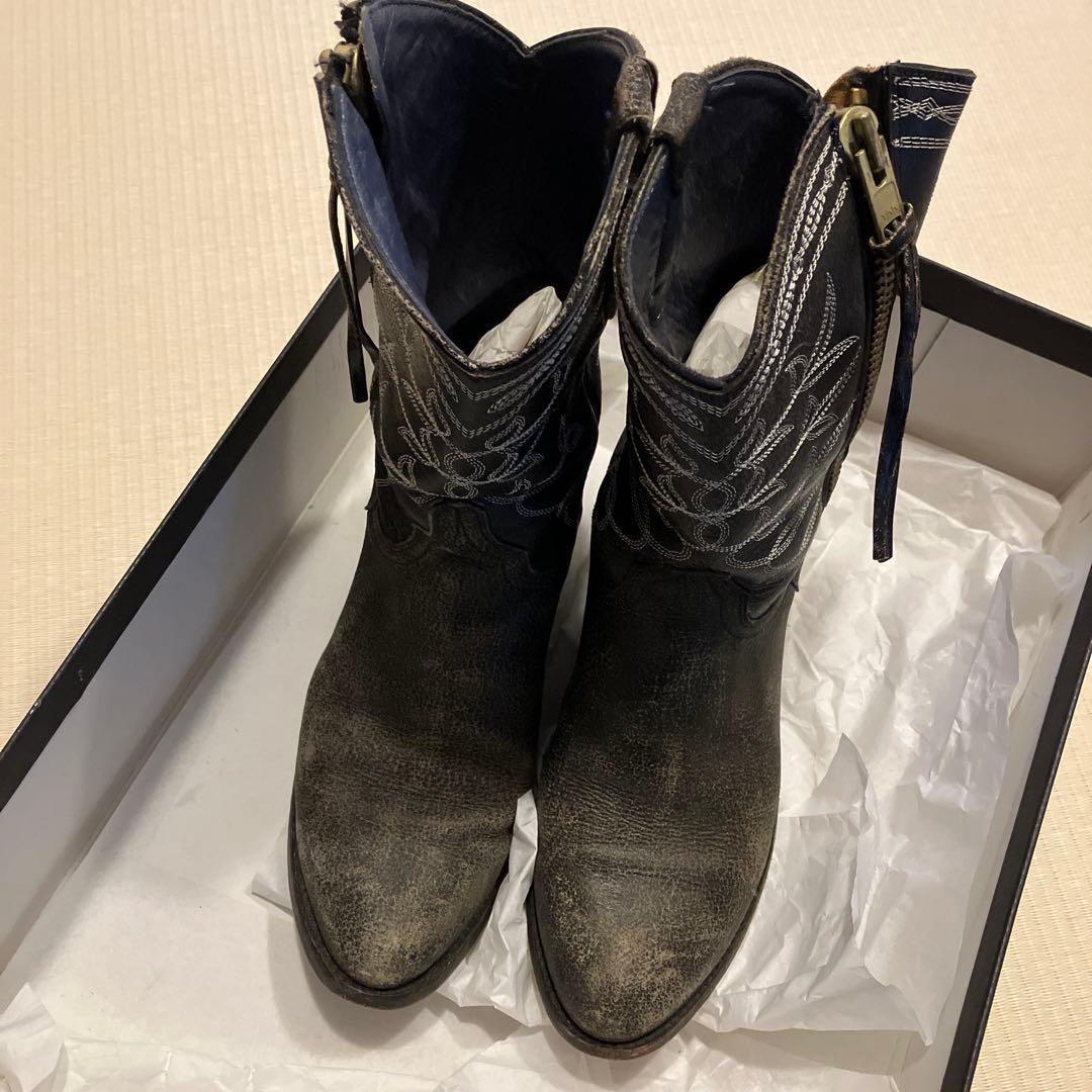 フランスブランド　ザディグエヴォルテール メキシカン　ブーツ　メキシコ製