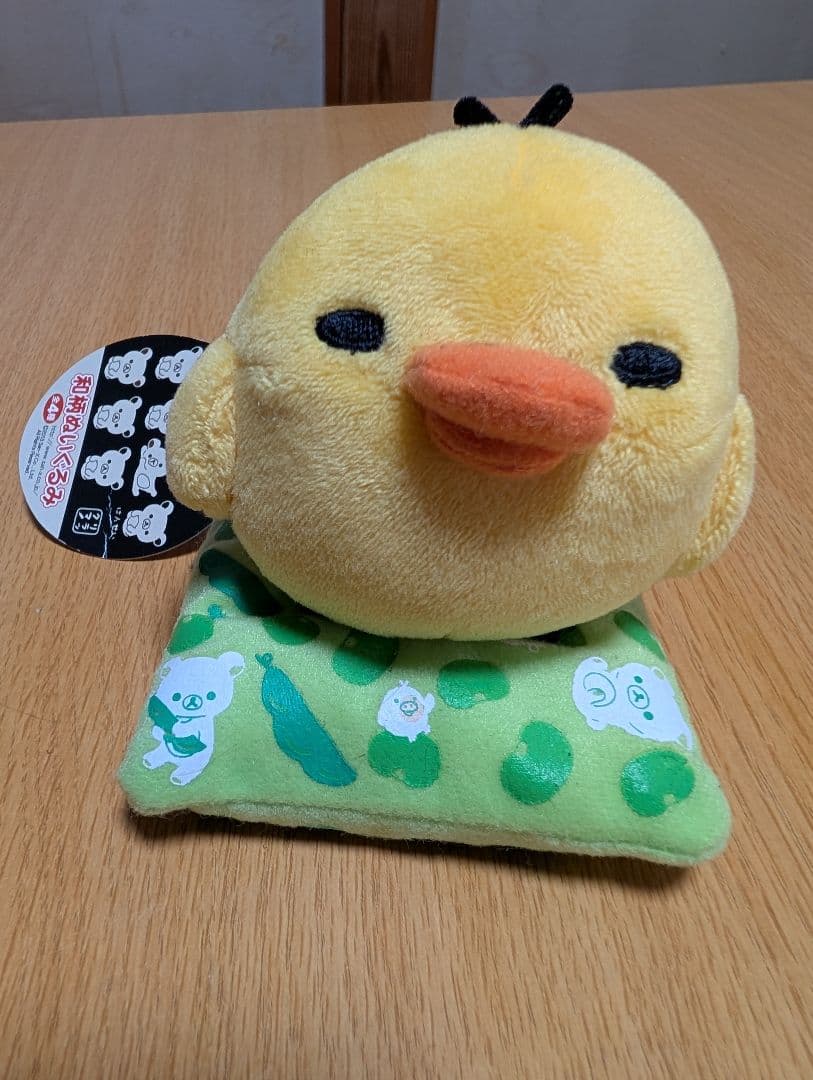 キイロイトリ　和柄ぬいぐるみ