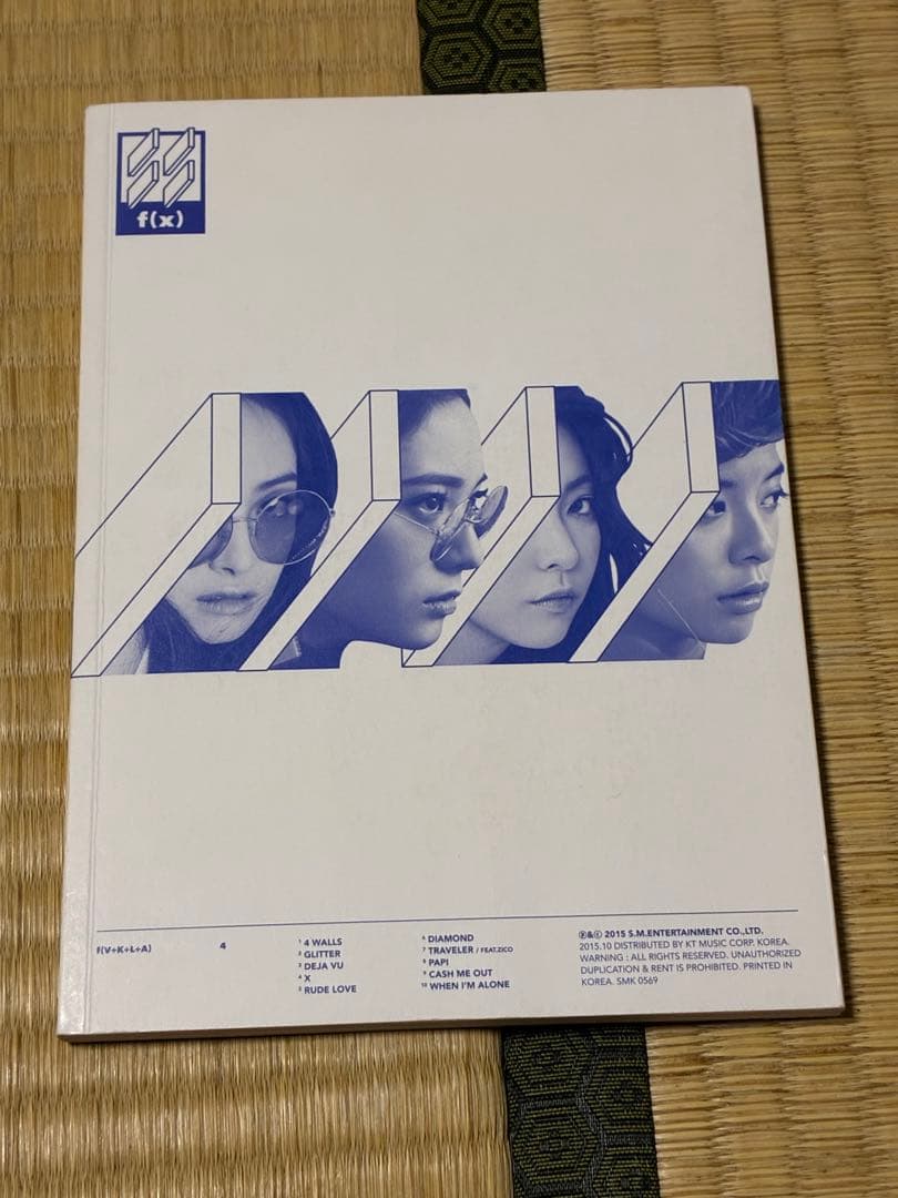 f(x) 4walls CD アルバム ホワイトVer. トレカなし