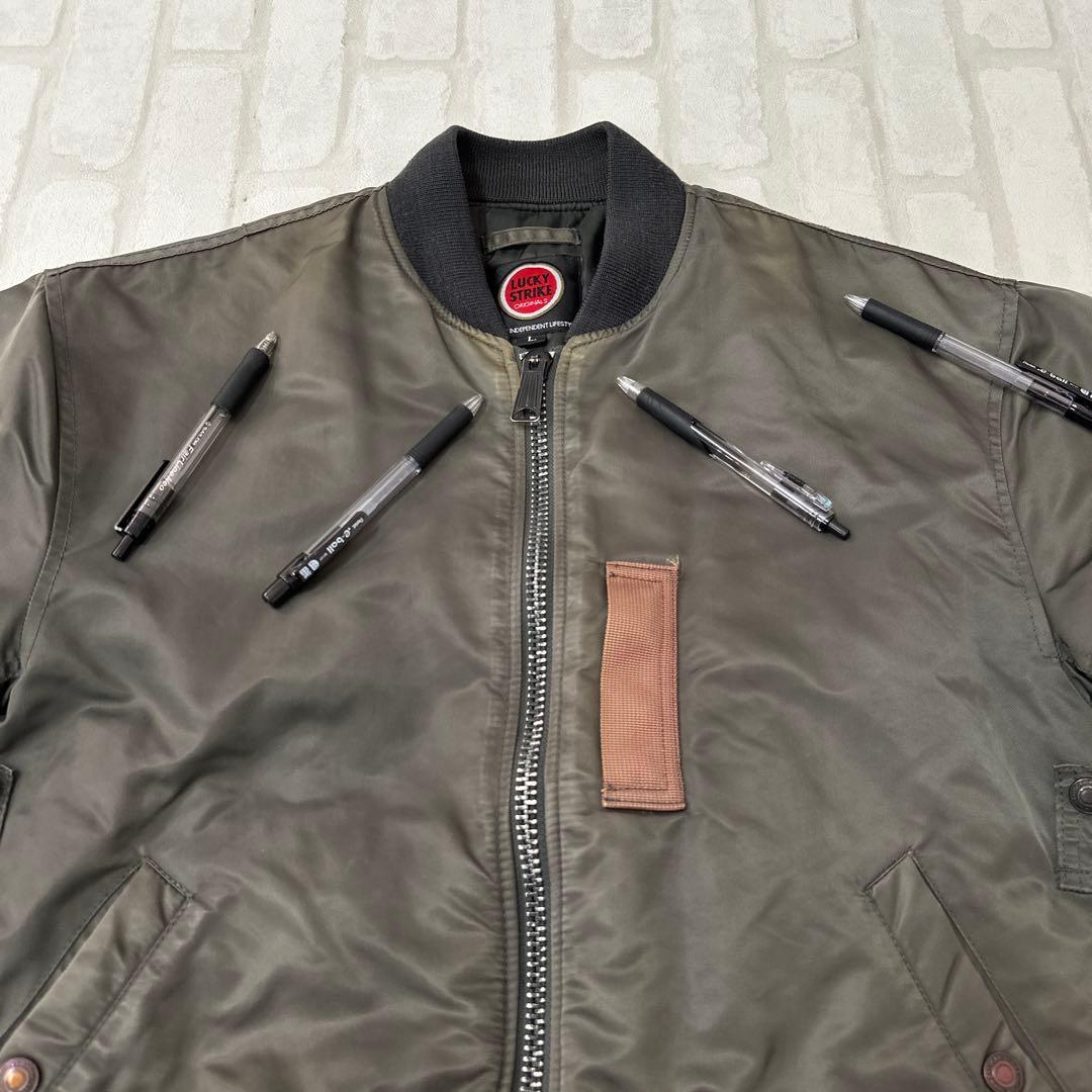 ラッキーストライク LUCKY STRIKE MA-1 ミリタリー ジャケット