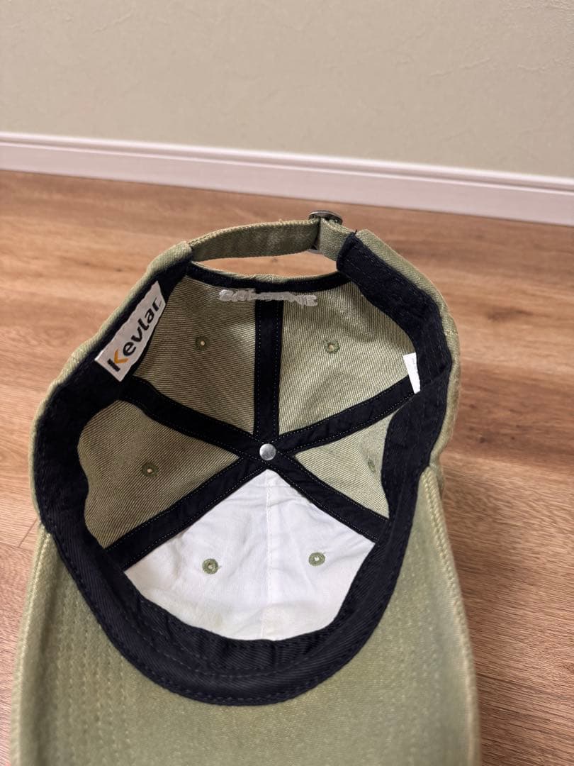 帽子 supreme Kevlar Denim S logo 6-Panel