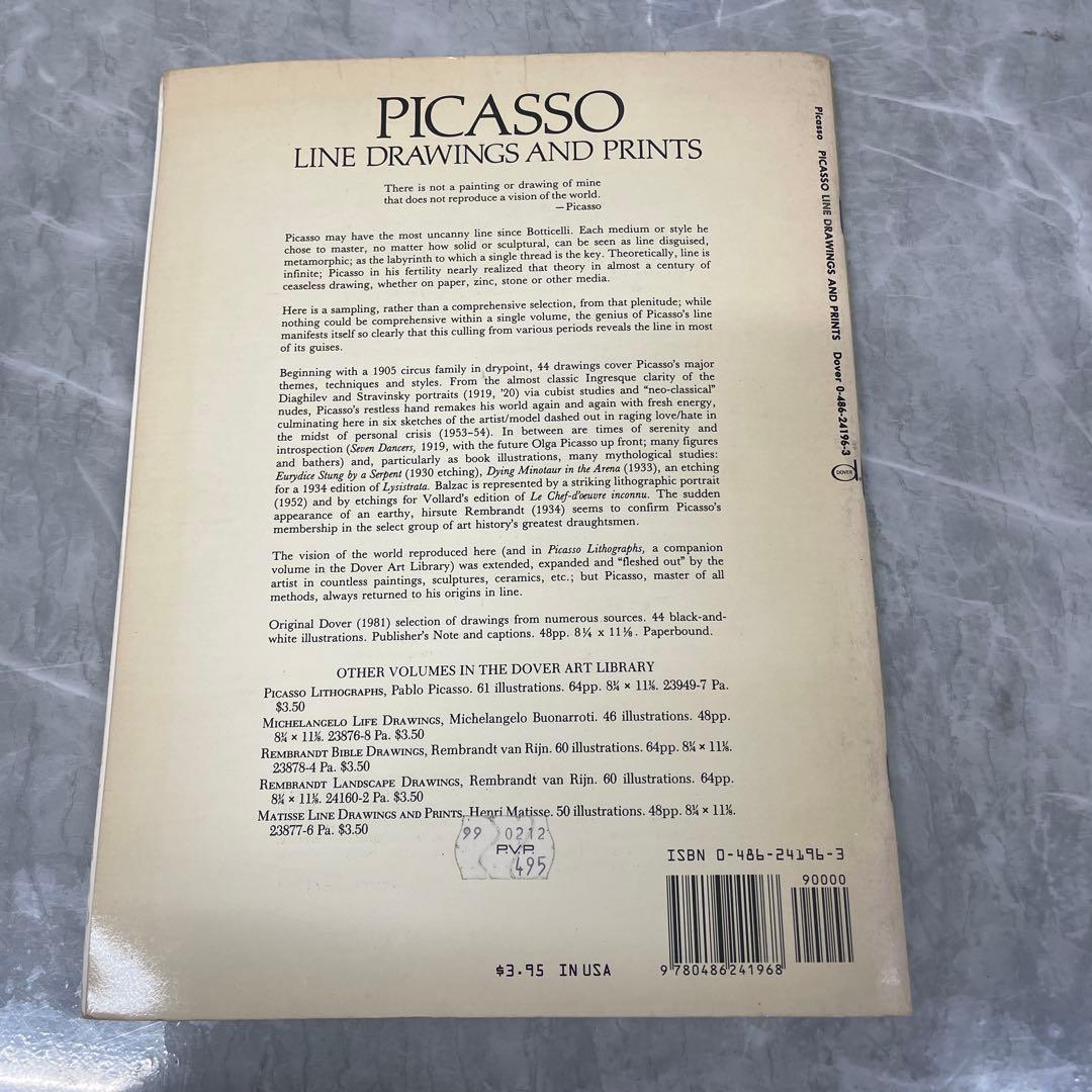PICASSO LINE DRAWINGS AND PRINTS 1981ピカソ