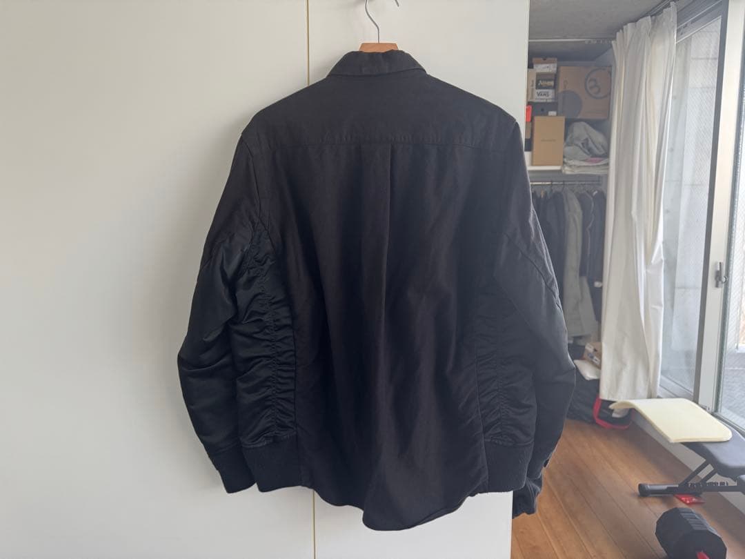 sacai MA-1ドッキングシャツジャケット