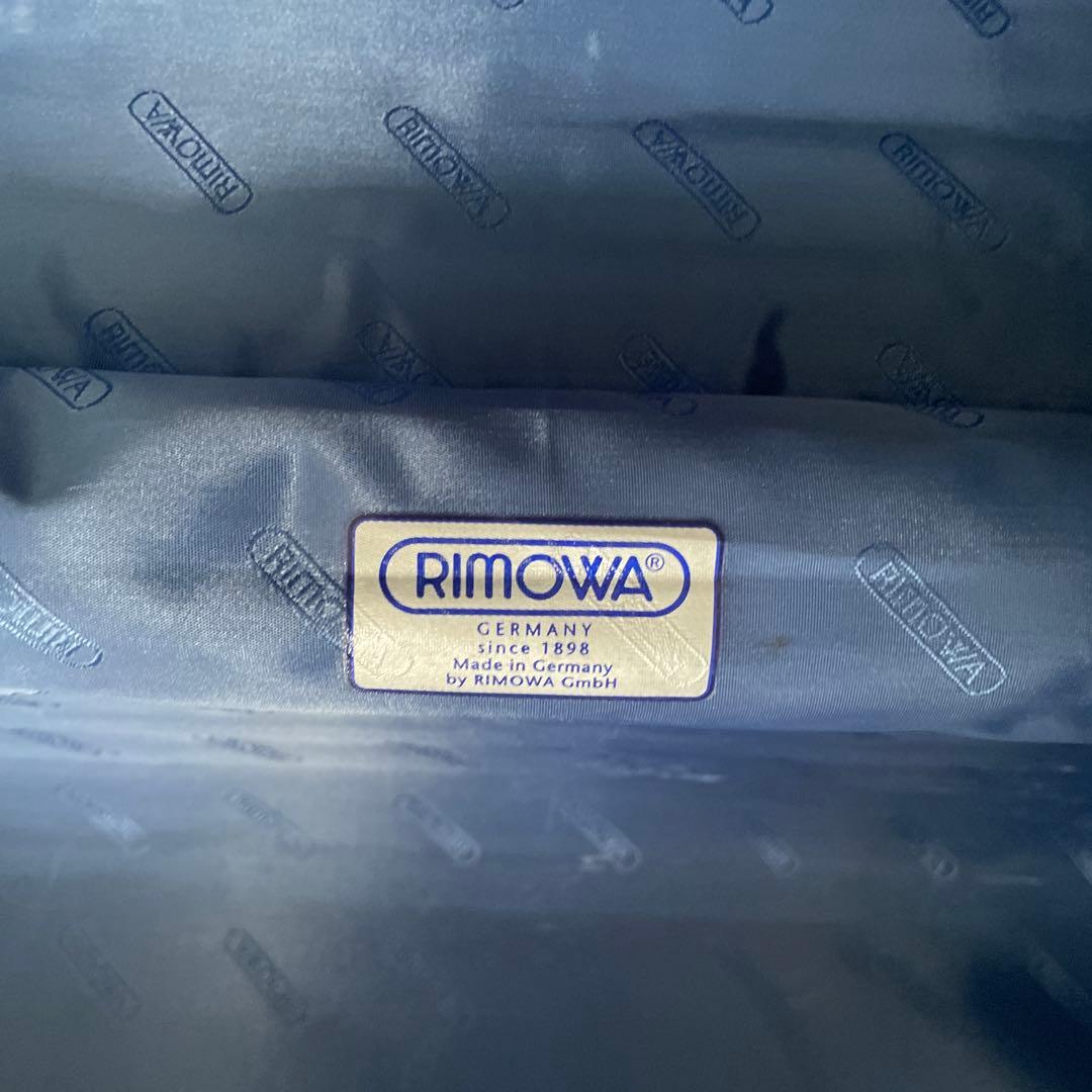 負*犬様 希少 中美品 青ロゴ RIMOWA トパーズ 82L チェックインL相