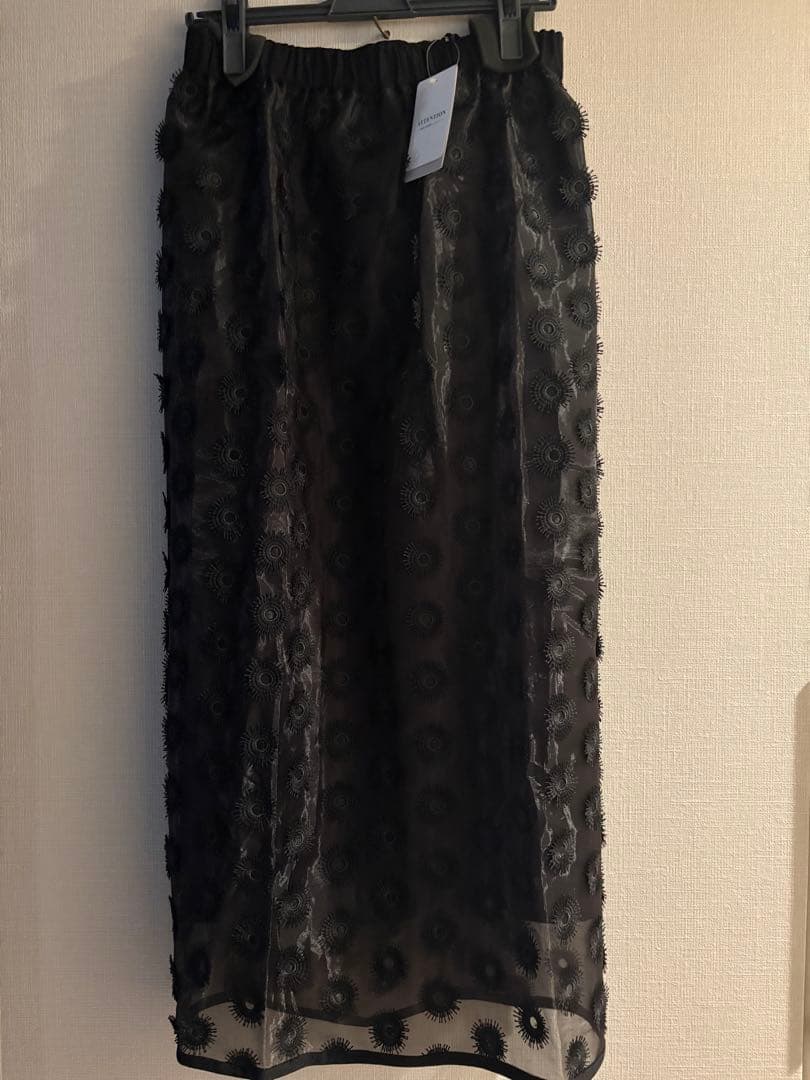 ◇新品タグ付◆ IENA シアージャガード刺繍スカート◆ 38